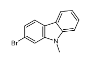 2-bromo-9-methyl-9H-carbazole结构式