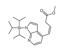 methyl (E)-4-(1-triisopropylsilylpyrrolo[2,3-b]pyridin-4-yl)but-3 -enoate Structure