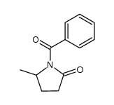 benzoyl-1 methyl-5 pyrrolidinone-2 Structure