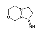 1H,8H-Pyrazolo[1,2-c][1,3,4]oxadiazin-8-imine,tetrahydro-1-methyl- structure
