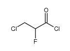 acid chloride of 2-fluoro-3-chloropropanoic acid Structure