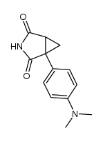 1-[4-(dimethylamino)phenyl]-3-azabicyclo[3.1.0]hexane-2,4-dione结构式