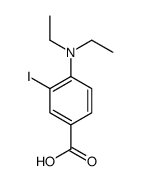 4-(二乙基氨基)-3-碘苯甲酸结构式