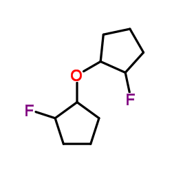 Cyclopentane, 1,1-oxybis[2-fluoro- (9CI) Structure