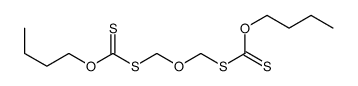 O-butyl butoxycarbothioylsulfanylmethoxymethylsulfanylmethanethioate Structure