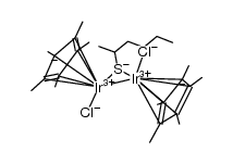[(η5-C5Me5)IrCl]2(μ-H)(μ-S-2-hexyl)结构式