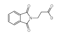 3-(1,3-二氧代异吲哚-2-基)丙醛-1-d结构式