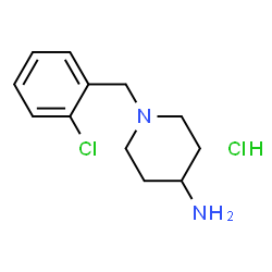 1-(2-氯苄基)哌啶-4-胺盐酸盐结构式