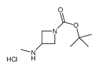 1-Boc-3-甲基氨基氮杂啶盐酸盐结构式