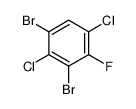 1,3-dibromo-2,5-dichloro-4-fluorobenzene Structure