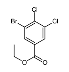 3-溴-4,5-二氯苯甲酸乙酯结构式