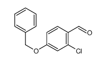 4-(Benzyloxy)-2-chlorobenzaldehyde Structure