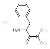 2-Amino-N,N-dimethyl-3-phenylpropanamidehydrochloride Structure