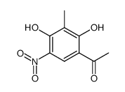 2',4'-Dihydroxy-3'-methyl-5'-nitroacetophenone Structure