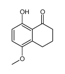8-hydroxy-5-methoxy-3,4-dihydro-2H-naphthalen-1-one结构式