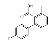 2-(4-fluorophenyl)-6-methylbenzoic acid结构式
