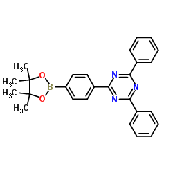2,4-二苯基-6-[4-(4,4,5,5-四甲基-1,3,2-二氧杂环戊硼烷-2-基)苯基]-1,3,5-三嗪图片