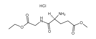 chlorhydrate du L-glutamate de 5-methylglycinate d'ethyle结构式
