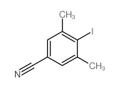 4-Iodo-3,5-dimethylbenzonitrile Structure