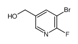 (5-Bromo-6-fluoro-3-pyridinyl)methanol Structure
