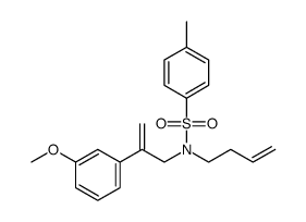 N-(but-3-enyl)-N-(2-(3-methoxyphenyl)allyl)-p-toluenesulfonamide结构式