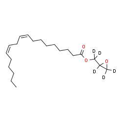 亚油酸缩水甘油酯-d5结构式
