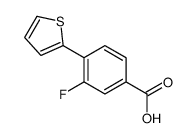 3-fluoro-4-thiophen-2-ylbenzoic acid Structure