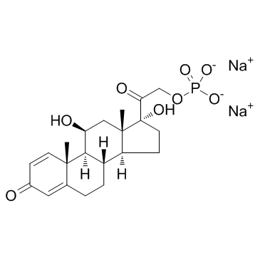泼尼松龙21-磷酸二钠结构式