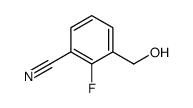 2-氟-3-(羟基基)苯甲腈结构式