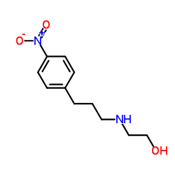N-(2-羟乙基)-3-(4-硝基苯基)丙胺图片