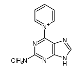 1-(2-aminopurin-6-yl)pyridinium chloride Structure