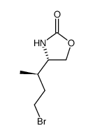 (S)-4-((R)-4-bromobutan-2-yl)oxazolidin-2-one Structure