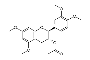 ((-)-catechol)-tetramethyl ether-acetate Structure