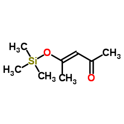 4-三甲基硅氧基-3-戊烯-2-酮结构式