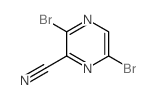 3,6-二溴吡嗪-2-甲腈结构式