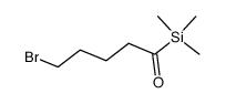 5-bromo-1-(trimethylsilyl)pentan-1-one结构式