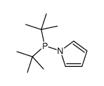 ditert-butyl(pyrrol-1-yl)phosphane Structure