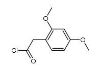 (2,4-dimethoxy-phenyl)-acetyl chloride Structure