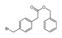 benzyl 2-[4-(bromomethyl)phenyl]acetate结构式