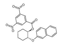 trans-2-(2-naphthoxy)cyclohexyl 3,5-dinitrobenzoate结构式
