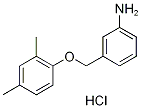 {3-[(2,4-二甲基苯氧基)甲基]苯基}胺盐酸盐结构式