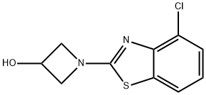 1-(4-Chlorobenzo[d]thiazol-2-yl)azetidin-3-ol Structure