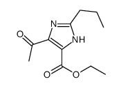 4-乙酰基-2-丙基-1H-咪唑-5-羧酸乙酯结构式