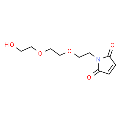 Mal-PEG3-alcohol结构式