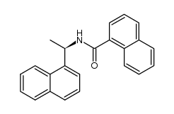 (R)-N-(1-(naphthalen-1-yl)ethyl)-1-naphthamide结构式