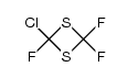 2-chloro-2,4,4-trifluoro-1,3-dithiethane结构式