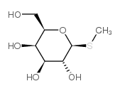 甲基-1-硫代-β-D-半乳糖苷结构式