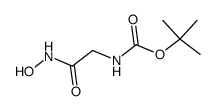 Carbamic acid, [2-(hydroxyamino)-2-oxoethyl]-, 1,1-dimethylethyl ester (9CI) Structure