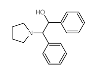 1-Pyrrolidineethanol, a,b-diphenyl-, (aR,bR)-rel- Structure