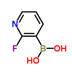 (2-Fluoro-3-pyridinyl)boronic acid Structure
